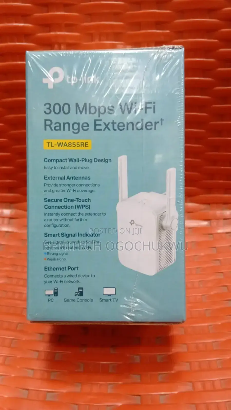 300mbps Tp-Link Wi-Fi Range Extender N300 Tl-Wa855re