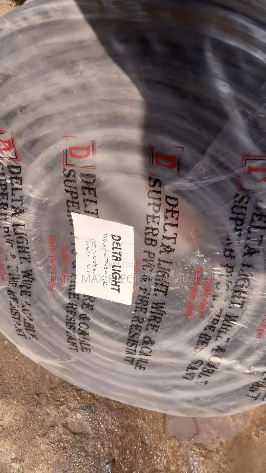 2.5mm 3core Electric Flexible Cable Original Cooper