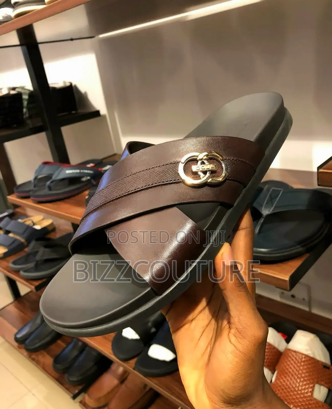 Original ALDO Leather Slippers Available in Store