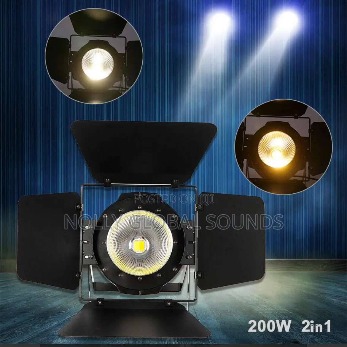 COB Lighting DMX Digital Display 2in1 Coolwarm White 200W