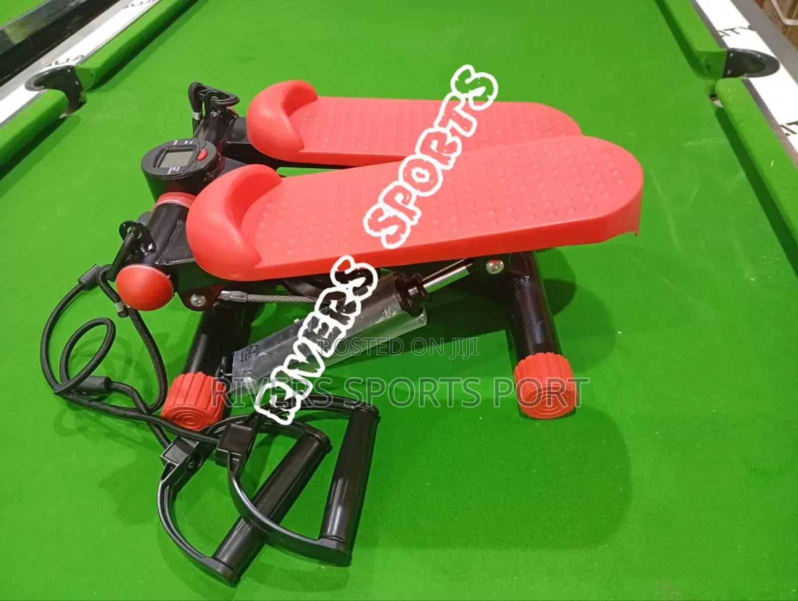 Mini Stepper With Display Counter and Resistance Bands