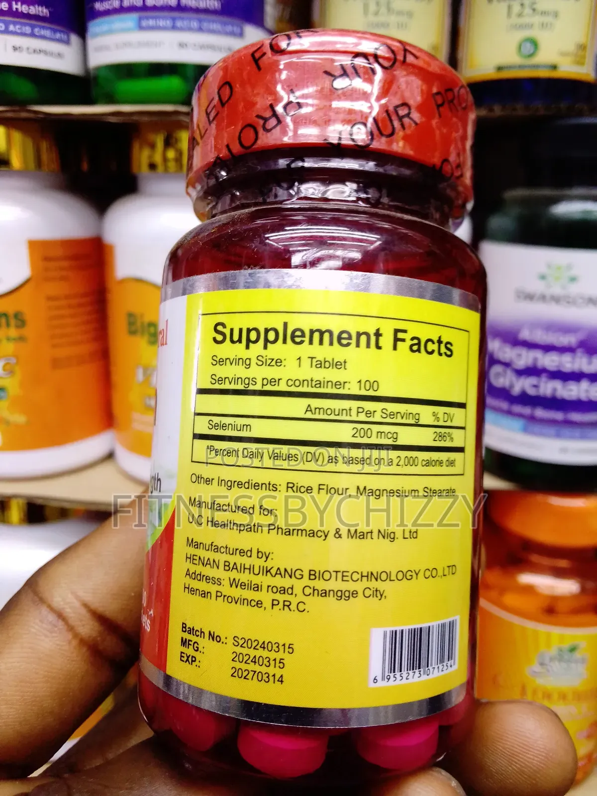 Healthpath Natural Selenium 200mcg X 100 Tablets