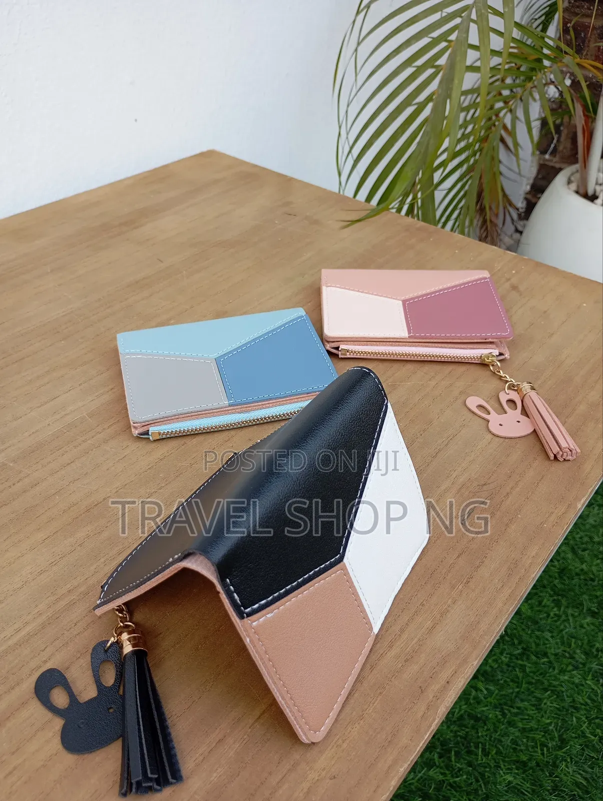 Coin Purse With Zipper and Tassel