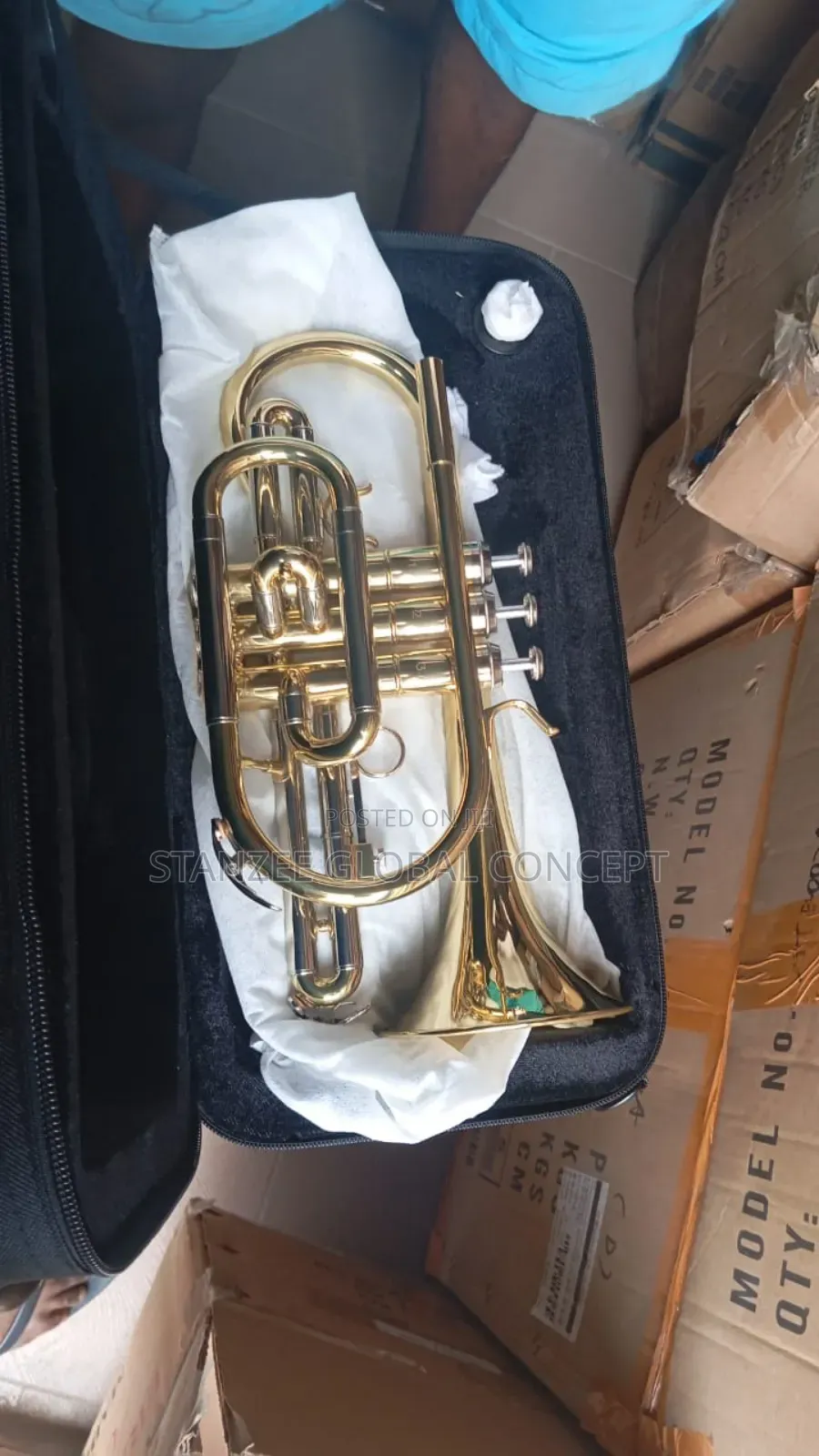 Professional Flugelhorn Gold With Mouthpiece
