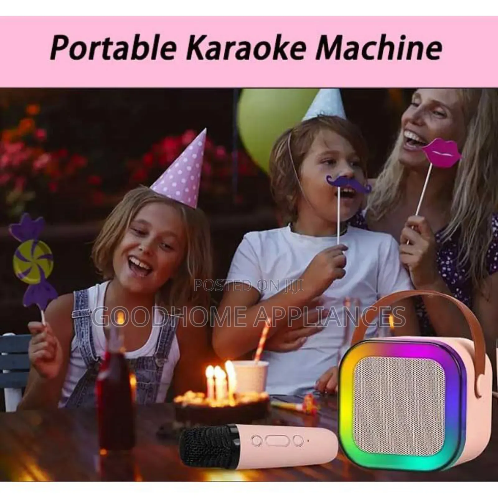 Bluetooth Karaoke Speaker With Microphones