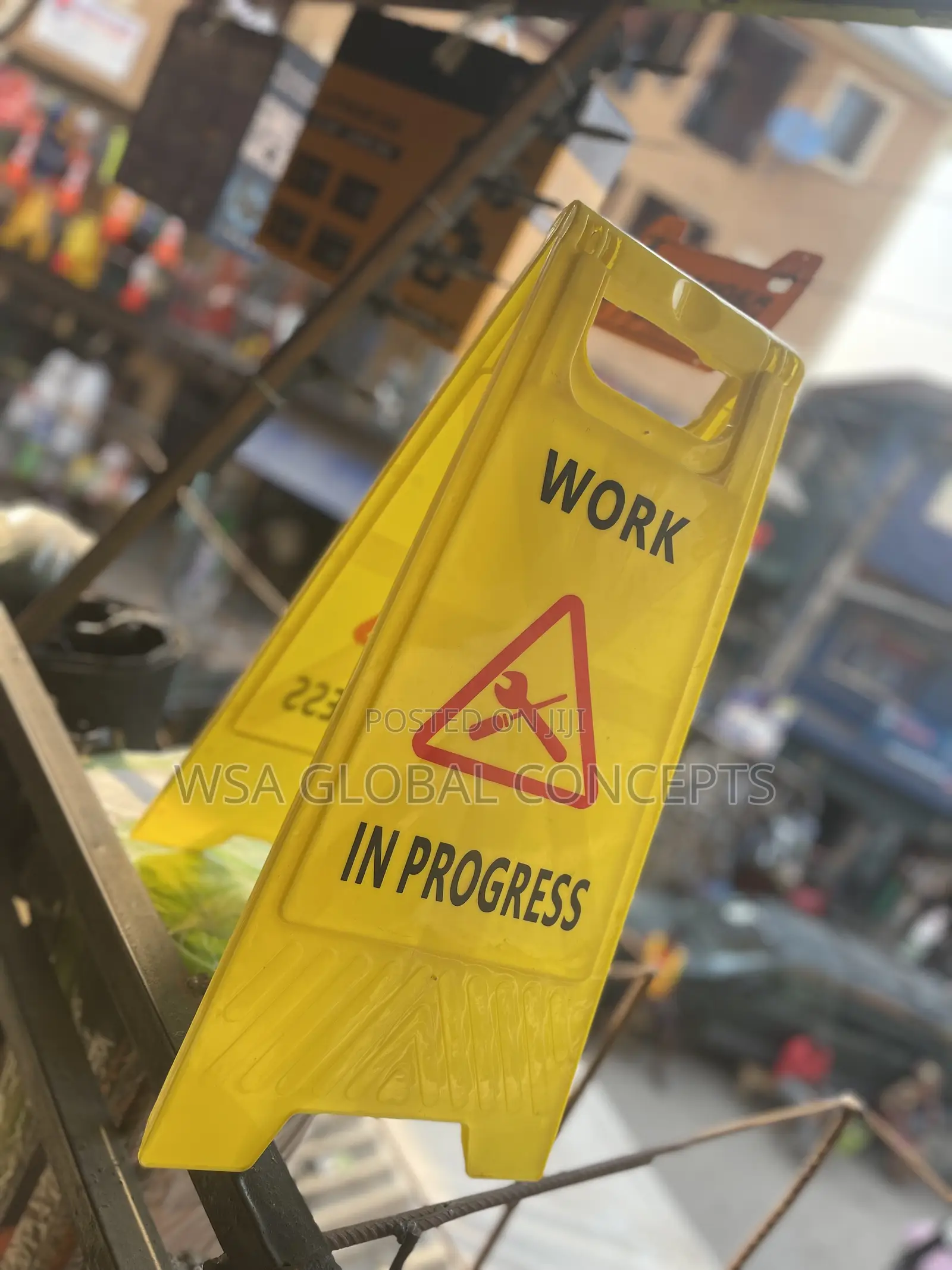 Work In Progress Safety Signs