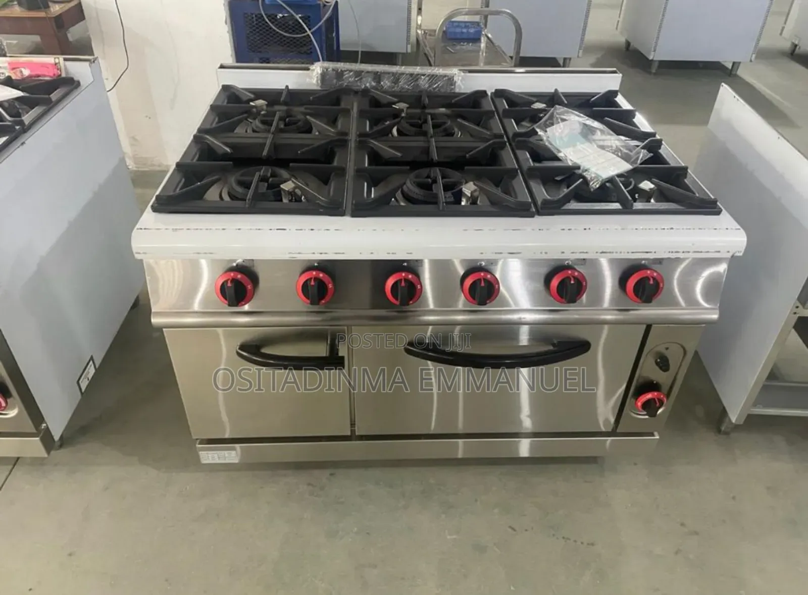 6 Burner Gas Range With Oven