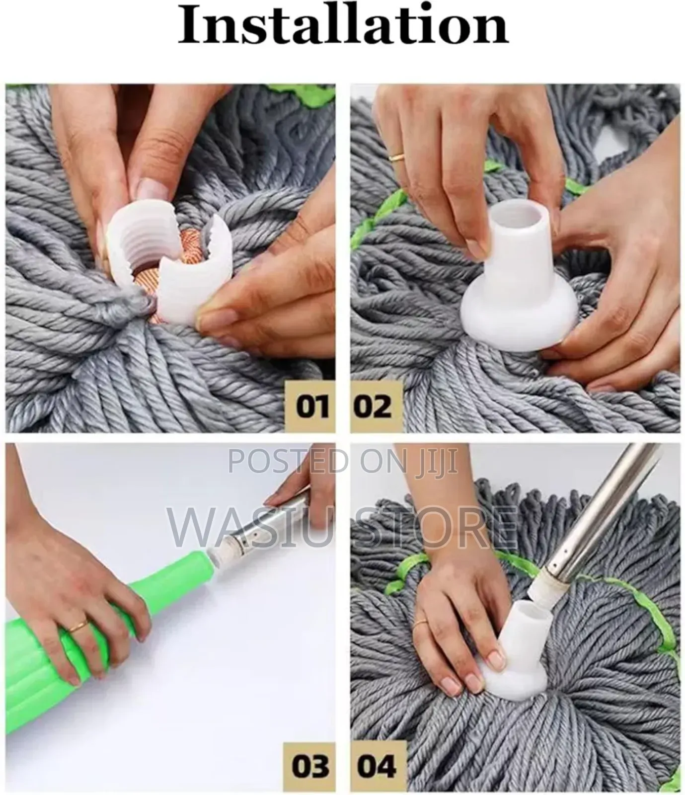 2 In1 Dehydrated Mop 360 Degree Twist Mop