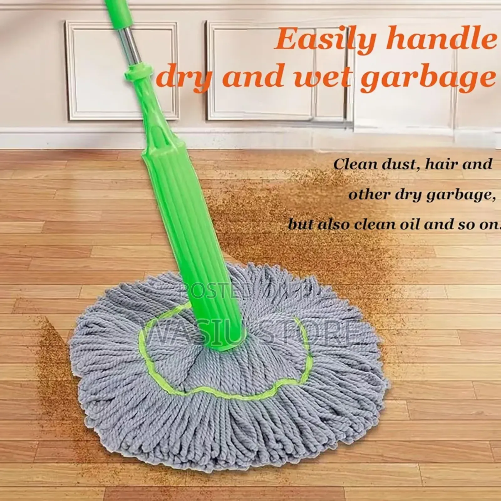 2 In1 Dehydrated Mop 360 Degree Twist Mop