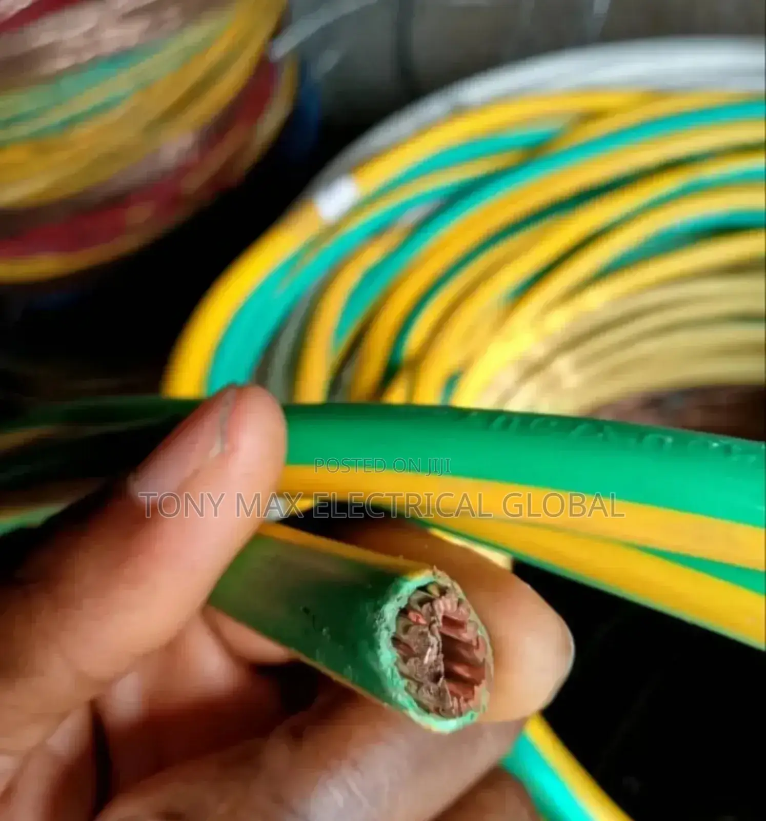 Original Cooper 25mm Electric Single Cable PVC