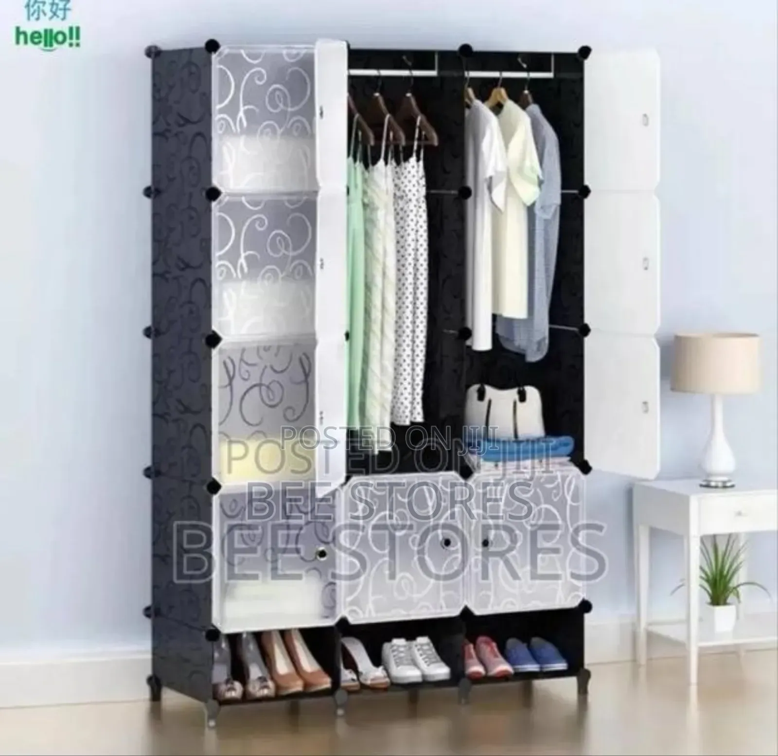 Quality Plastic Storage Cabinet Wardrobe