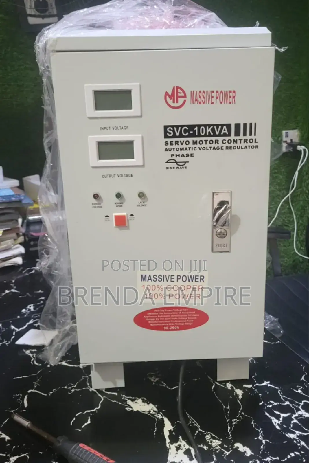 Massive Power :10kva Central Stabilizer Single Phase