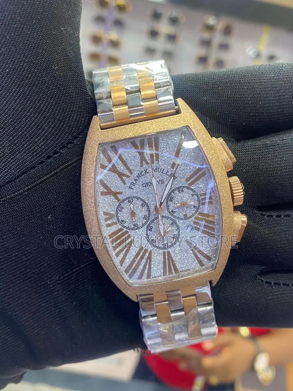 Franck Muller Quality Men Chain Strap Wristwatch