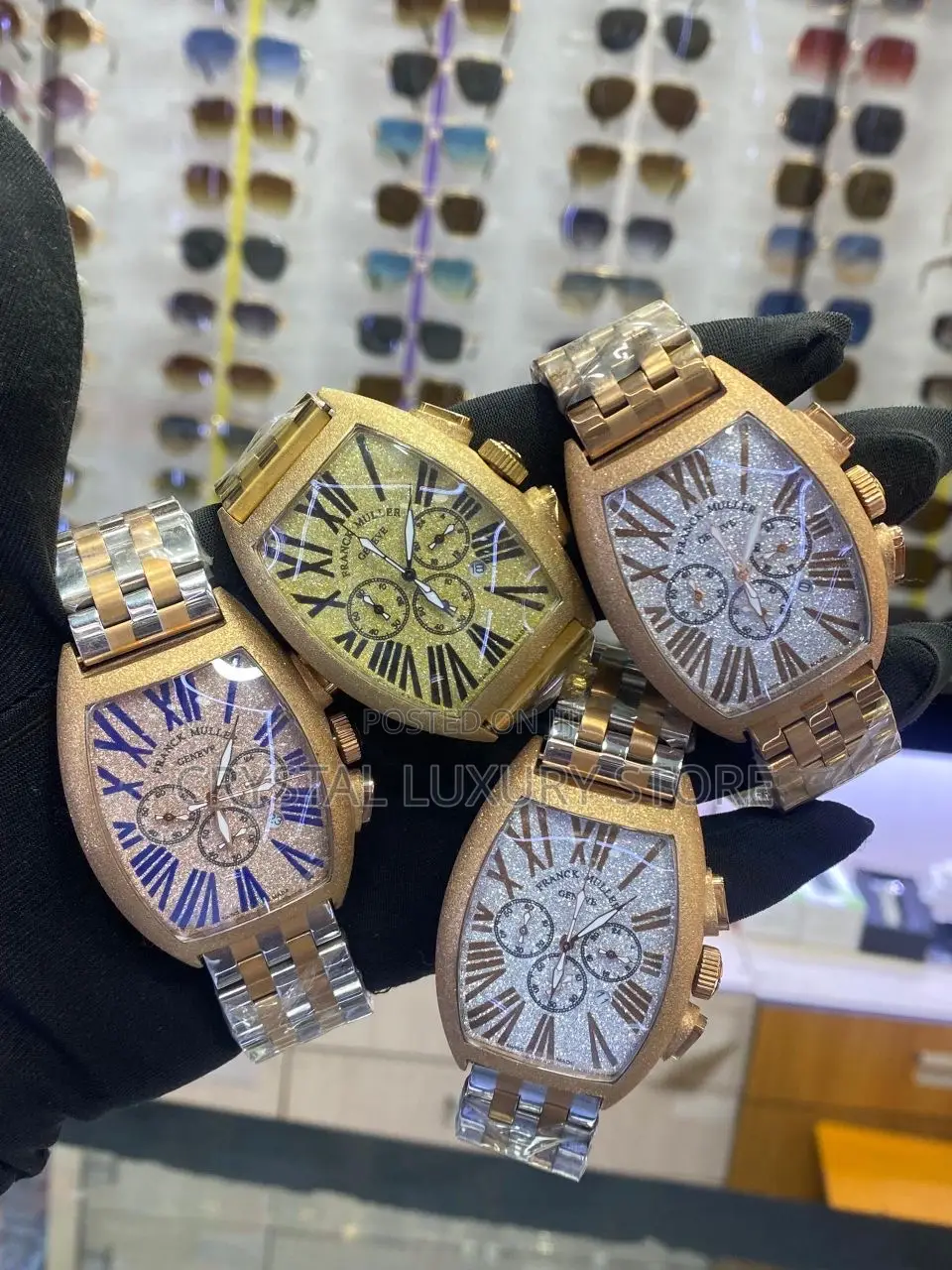 Franck Muller Quality Men Chain Strap Wristwatch