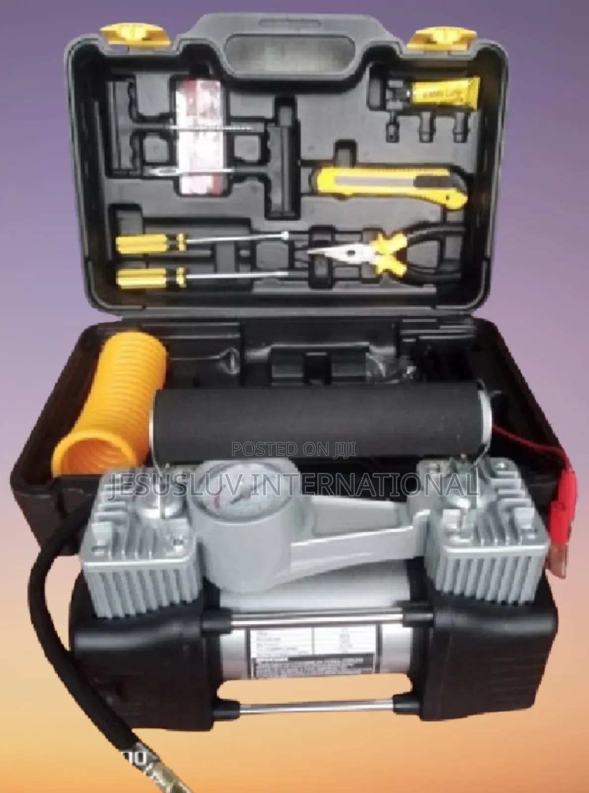 Dc 12v Double Cylinder Tyre Inflator for Car, Suv, Truck
