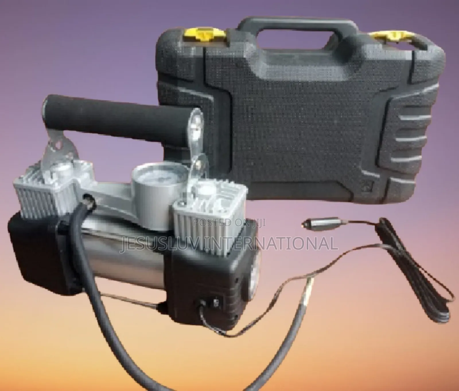 Dc 12v Double Cylinder Tyre Inflator for Car, Suv, Truck