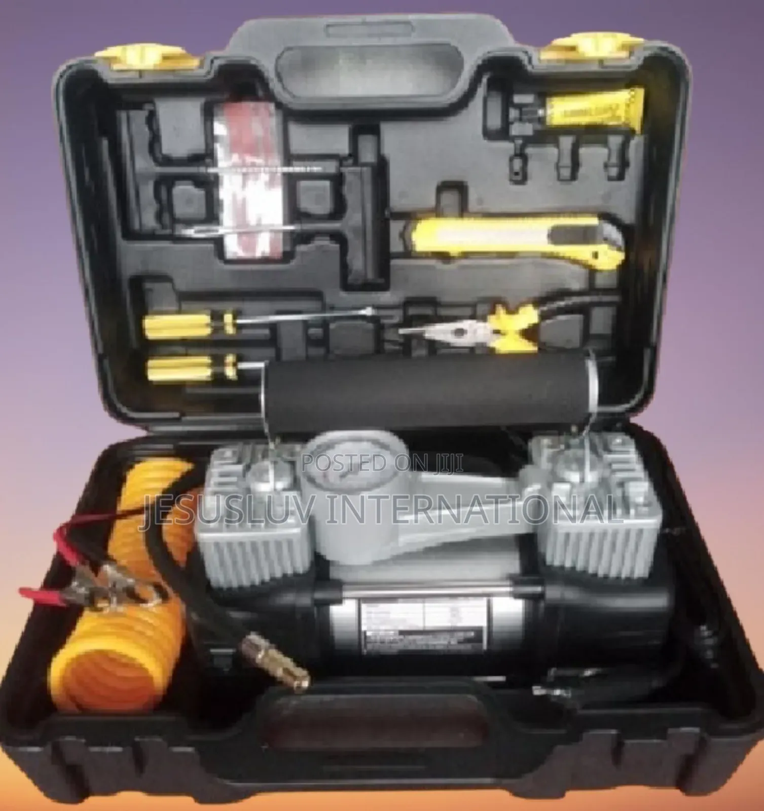 Dc 12v Double Cylinder Tyre Inflator for Car, Suv, Truck