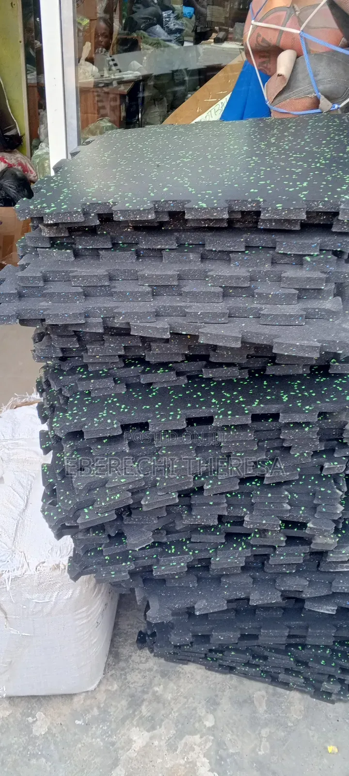 Rubber Interlock Floor Mat