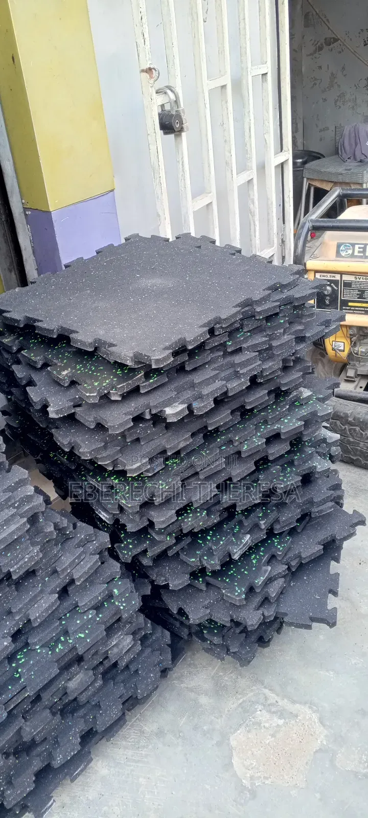 Rubber Interlock Floor Mat