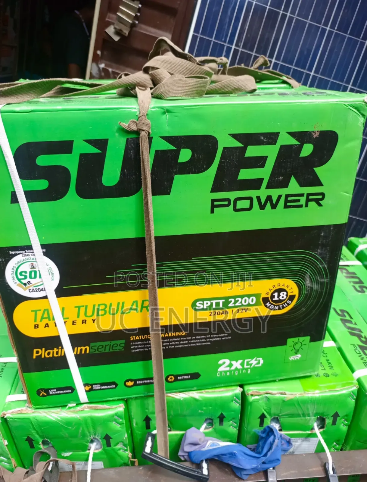 220A Super Power Tubular Battery 12v