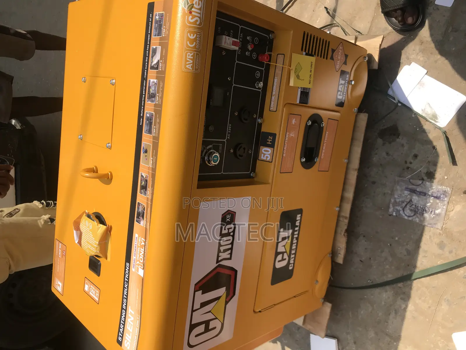 CAT 10kva Soundproof Diesel Generator.