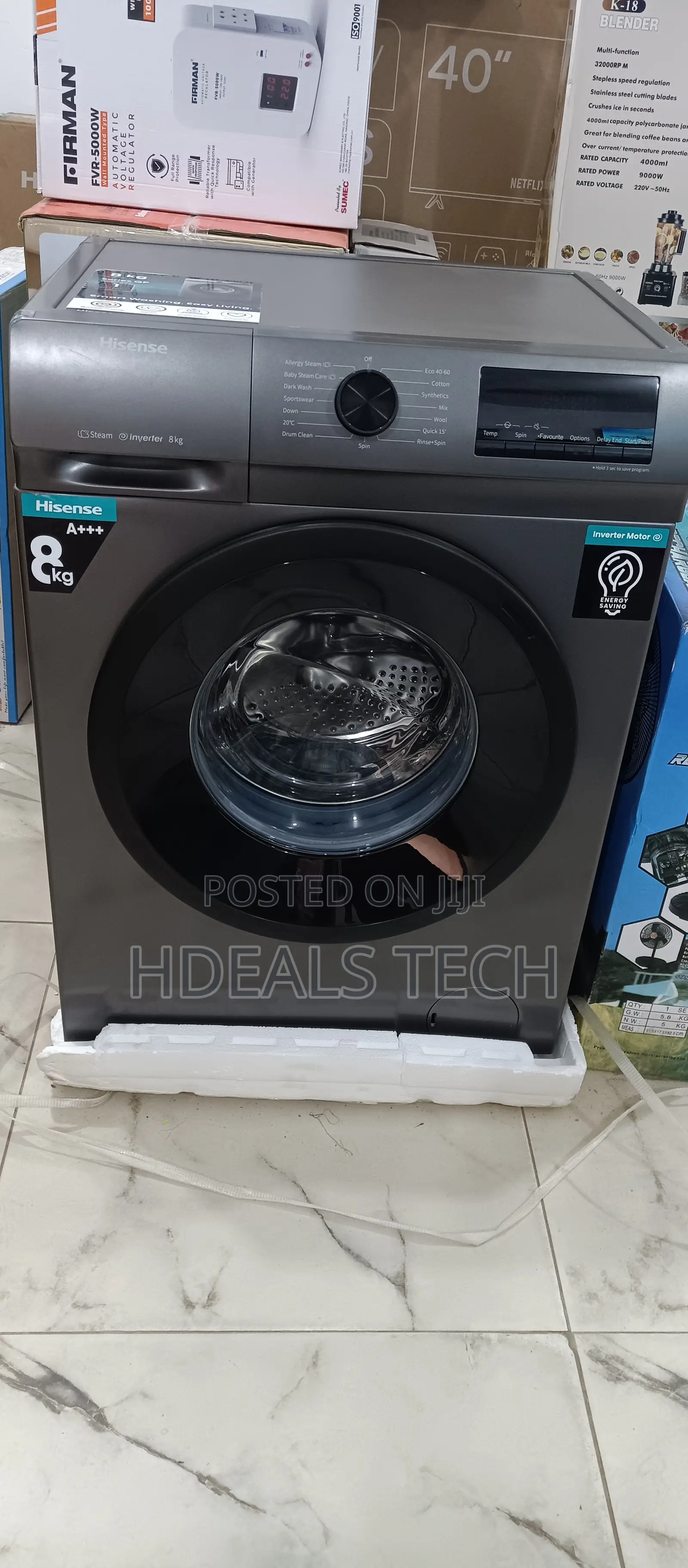 Ideal Selection- Hisense 8kg Front Loader Washing Machine
