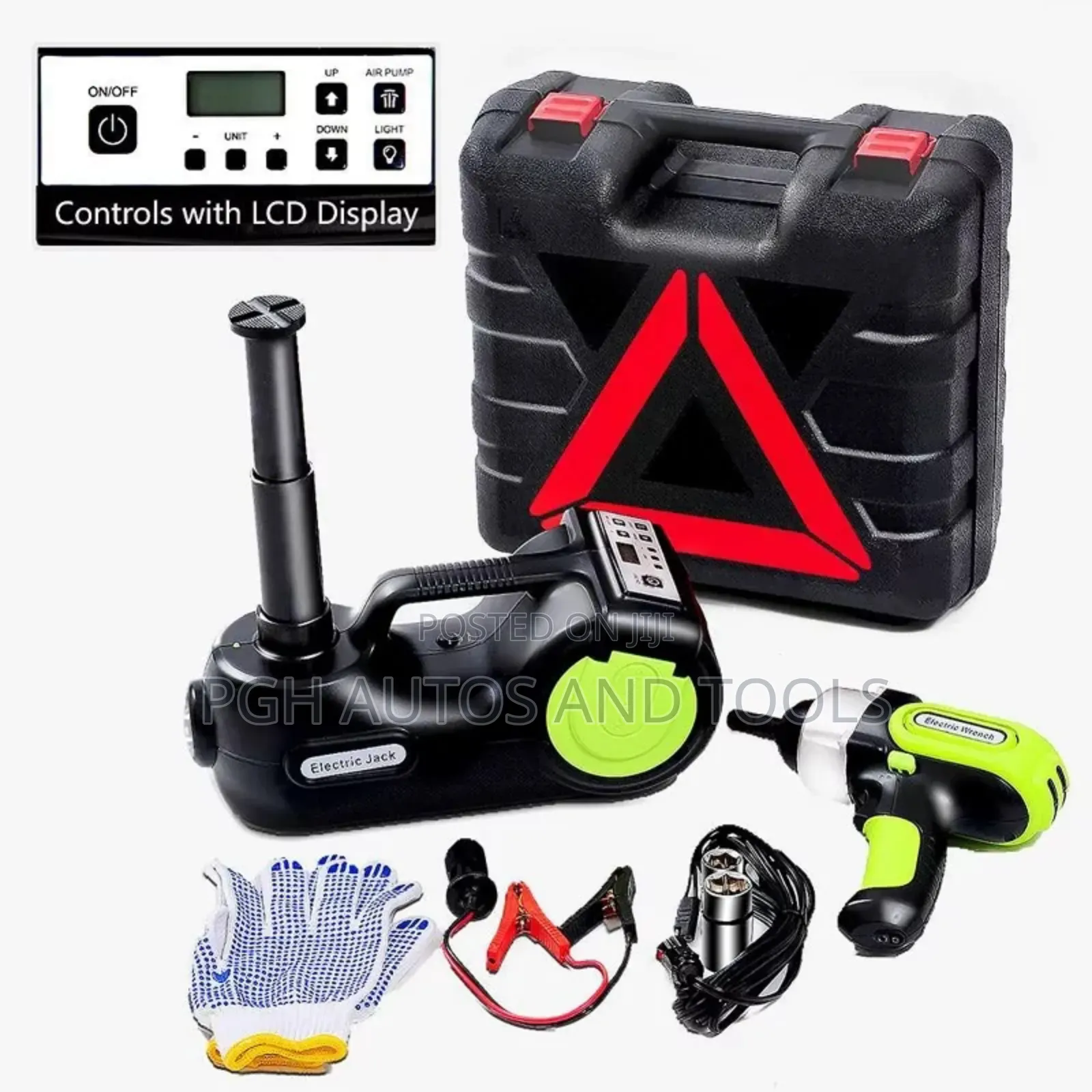 5in1 Digital Electric Jack With Remote Control