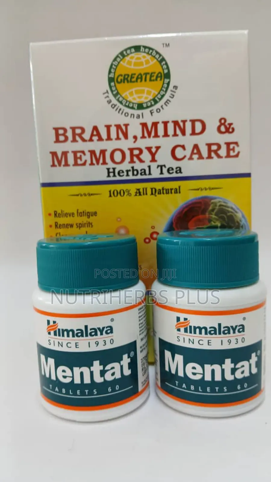 Himalaya Mentant + Brain Mind Memory Herbal Tea: 100% Good