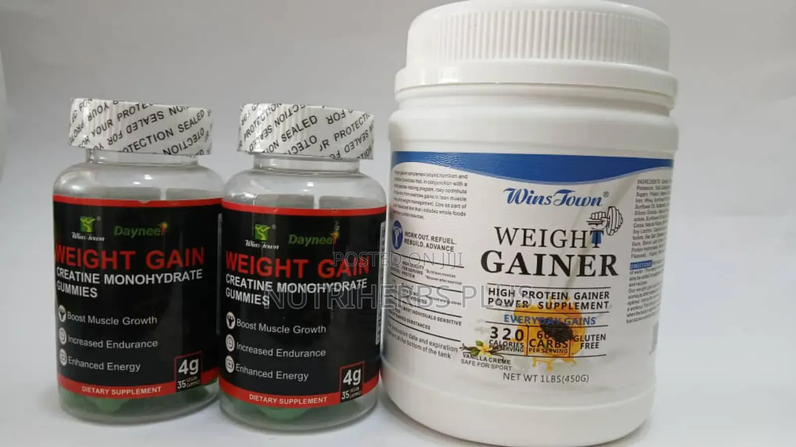 Weight Creatine Monohydrate + Weight Gain Powder 100% Good