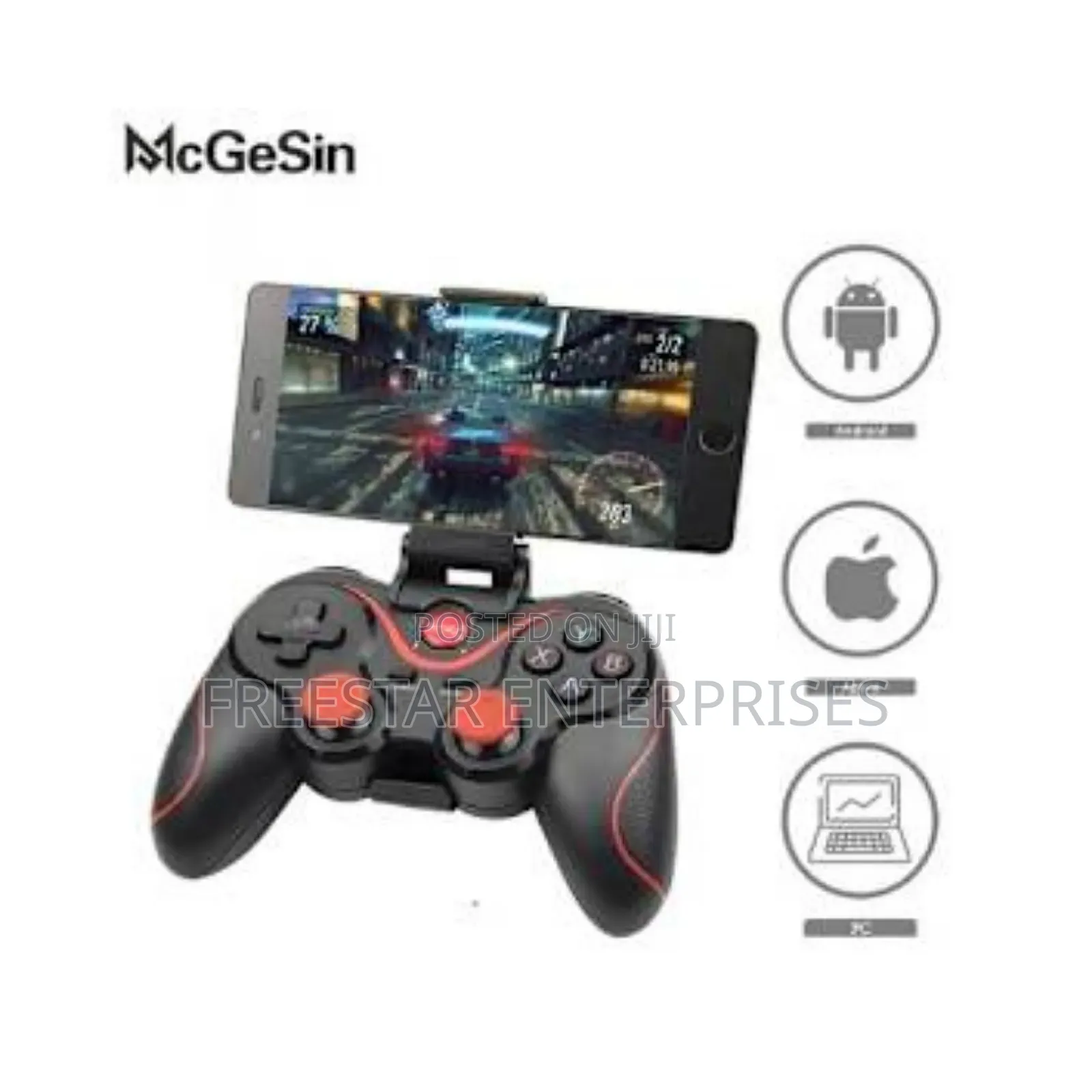 X3 Wireless Mobile Gamepad Controller. X3 Wireless Game Pad.