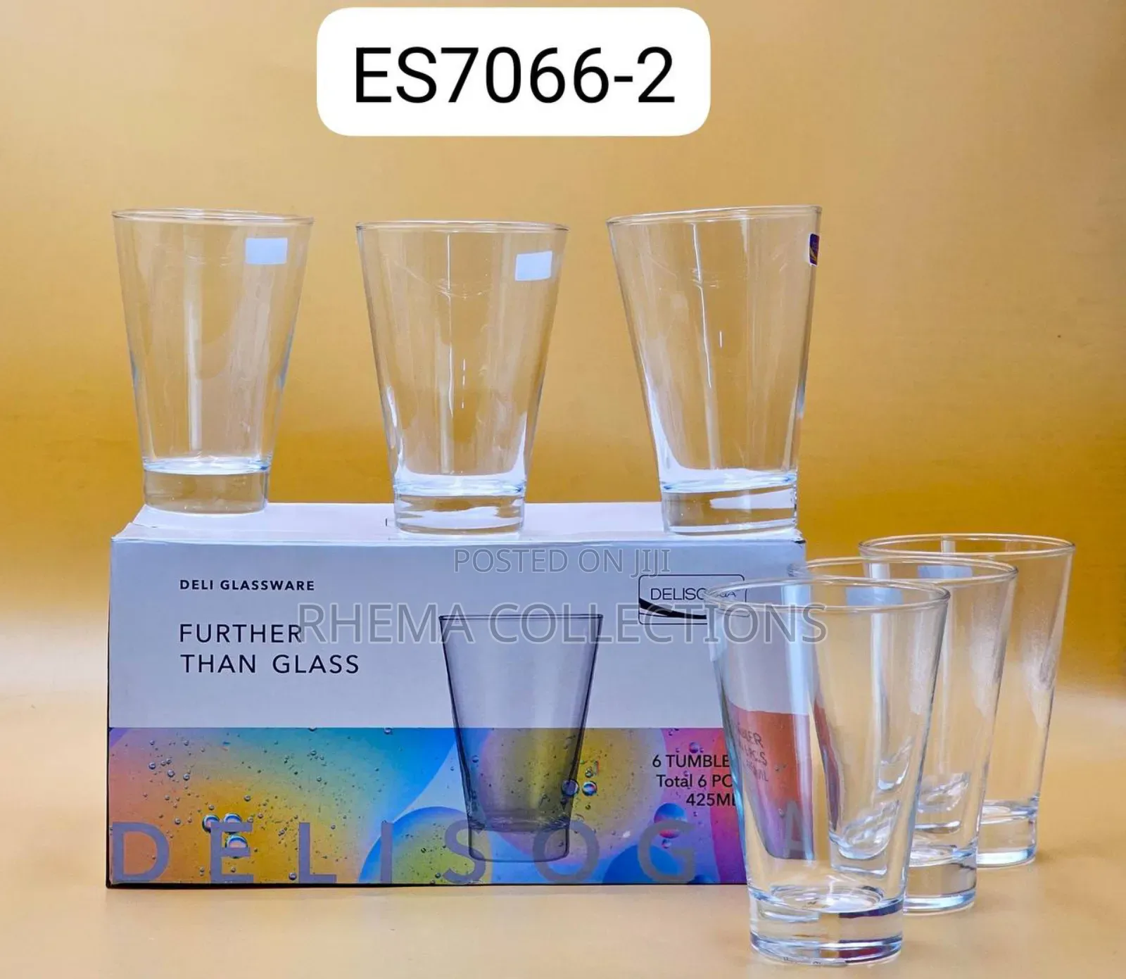 6pc Quality Strong Classy Whiskey/Wine/Spirit Glass Cup