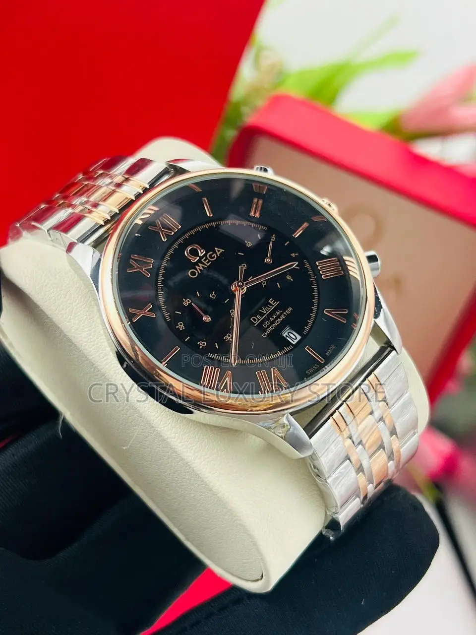 High Quality OMEGA Chain Strap Wristwatch