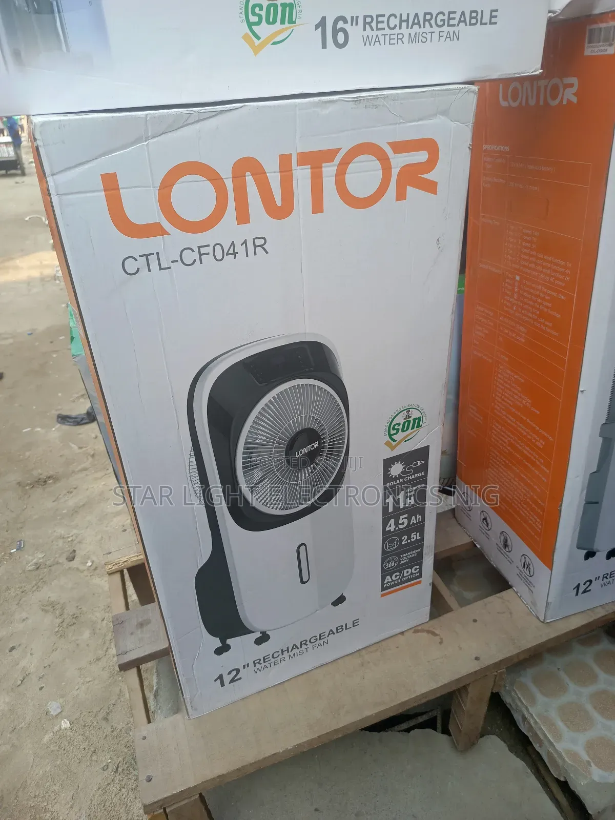 Air Cooler Lontor Rechargeable