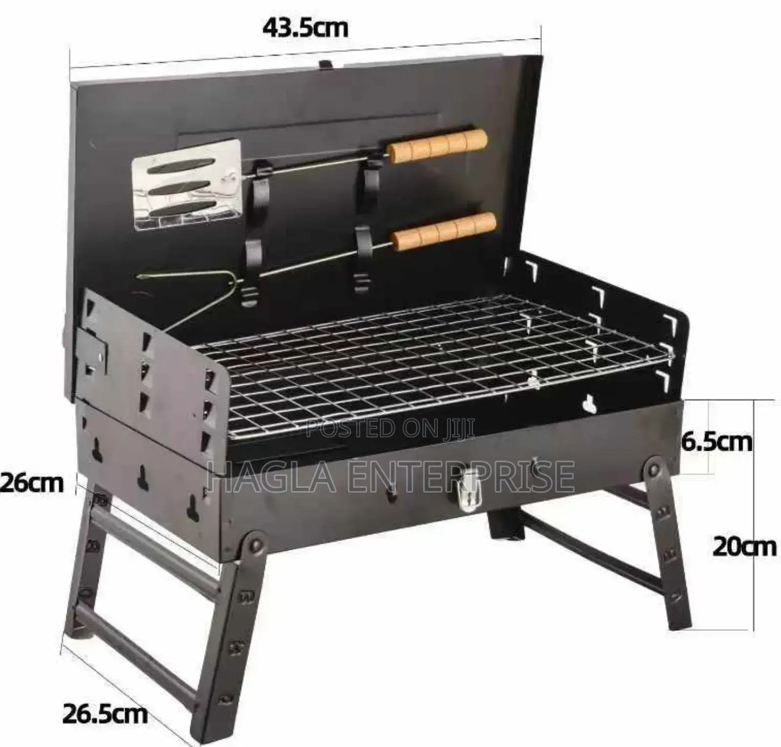 43.5cm Charcoal Grilling Barbecue Maker