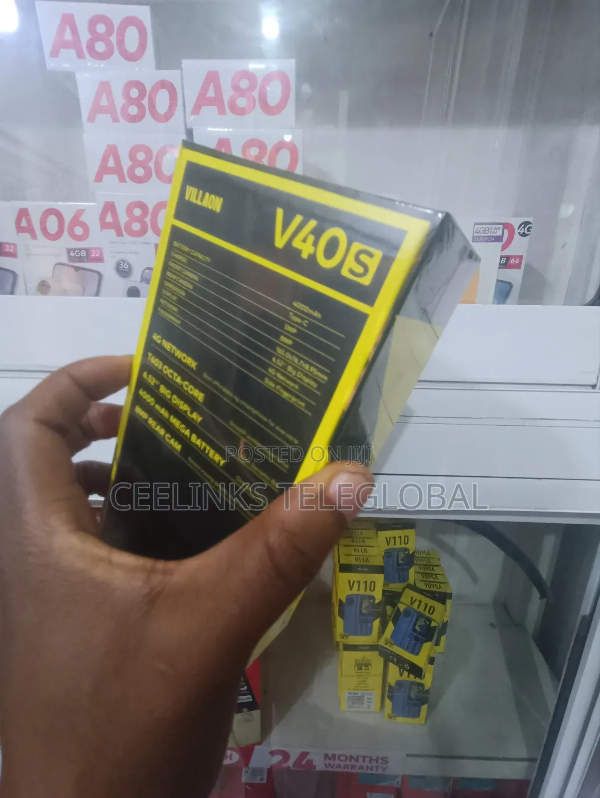 New Villaon V40s 64 GB Black