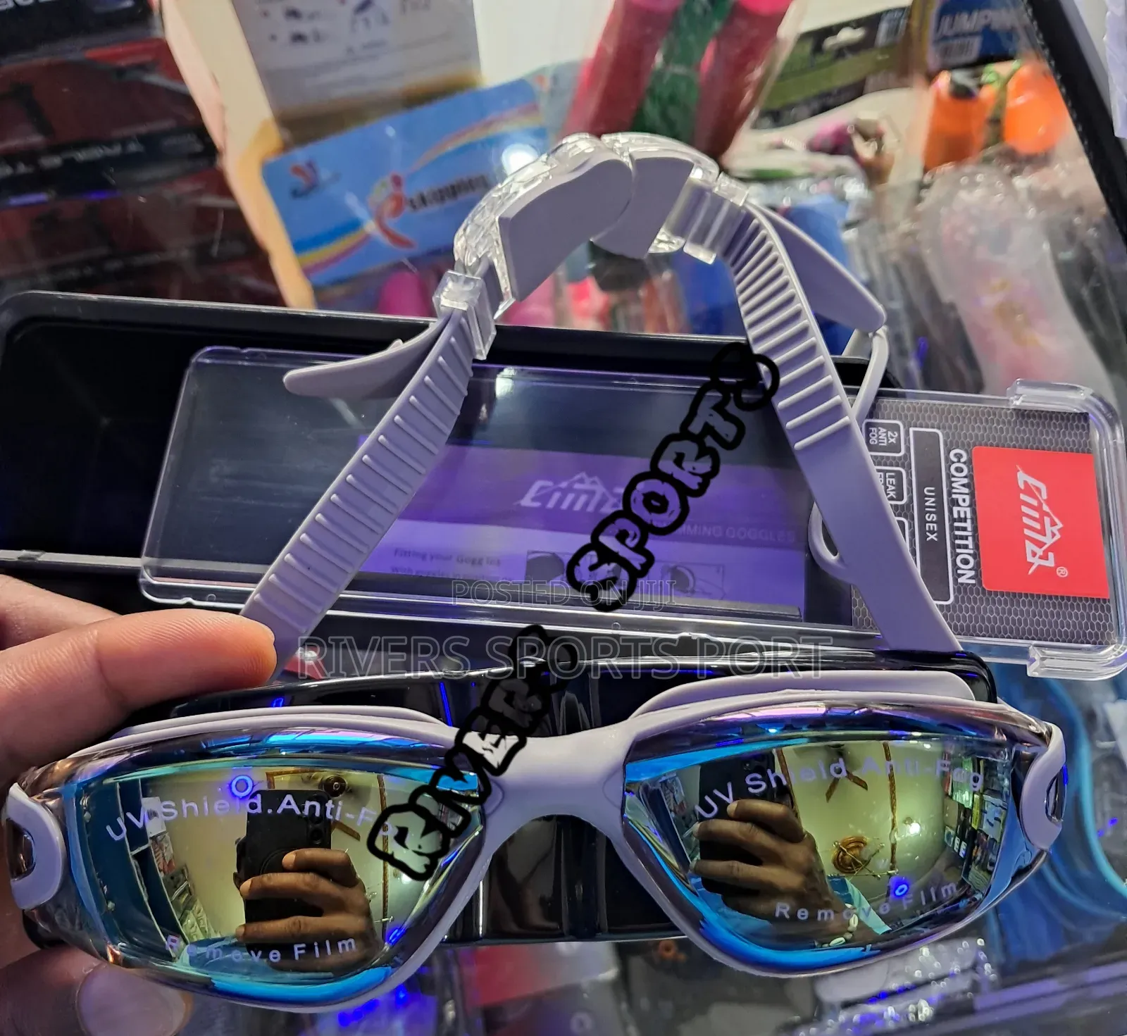Cima Competition Unisex Swimming Goggle With Earplug