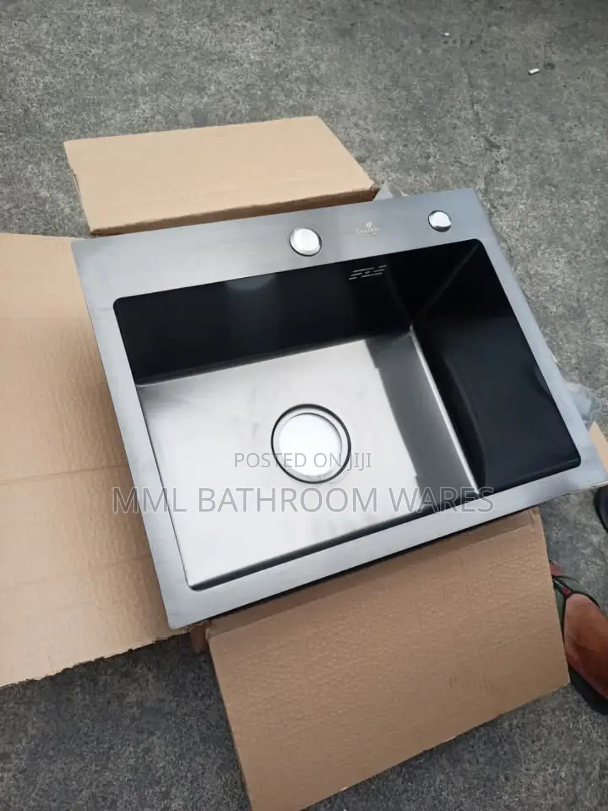 Single Bowl Black Kitchen Sinks