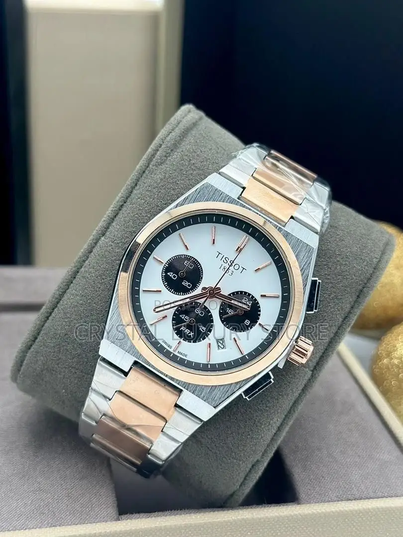 Tissot Quality Luxury Men Chain Strap Wristwatch