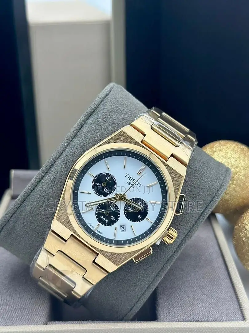 Tissot Quality Luxury Men Chain Strap Wristwatch