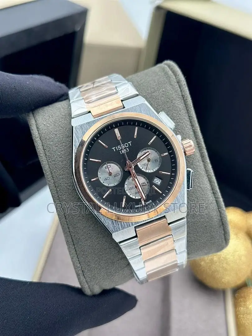 Tissot Quality Luxury Men Chain Strap Wristwatch