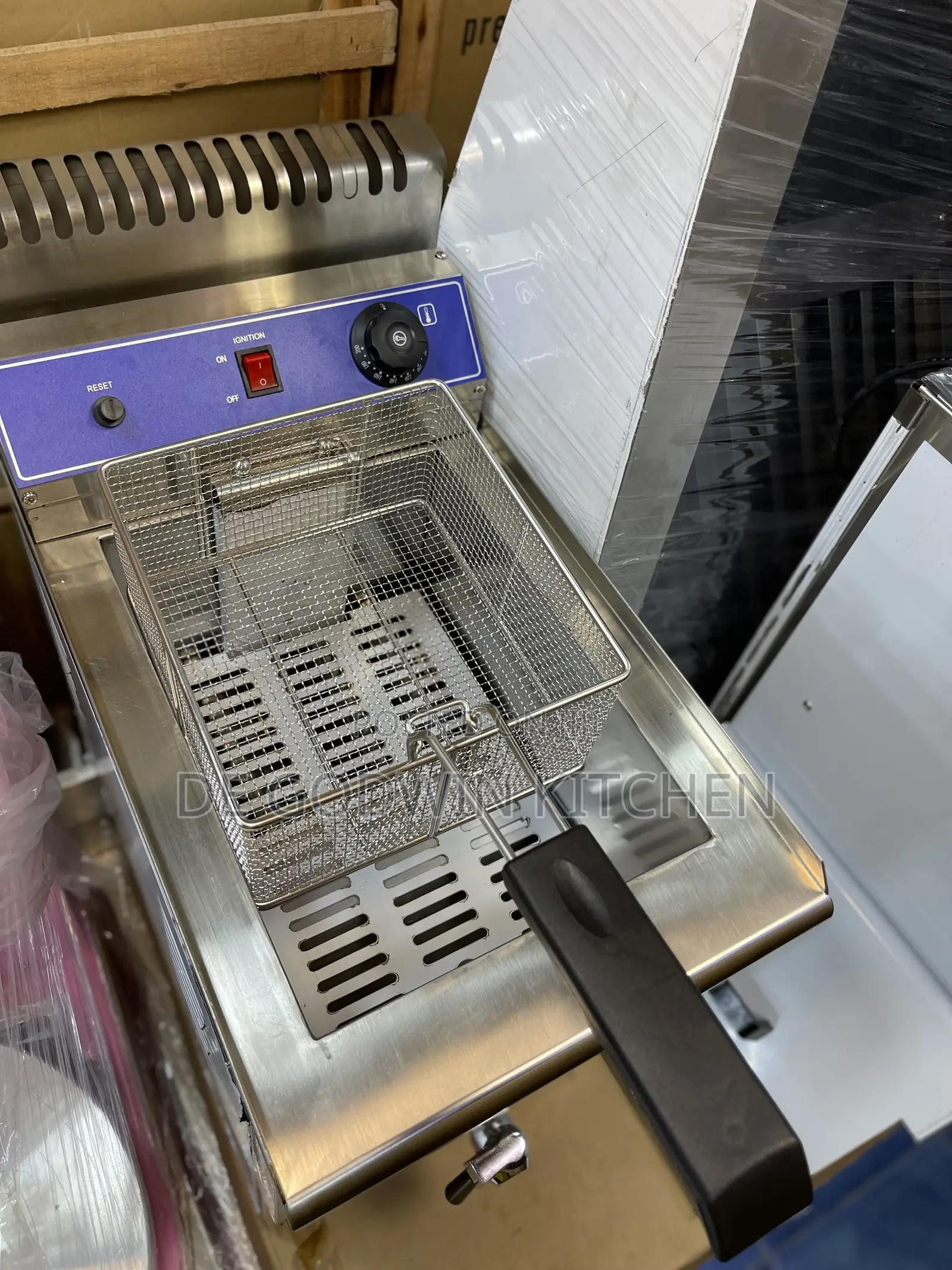 Single Tank Gas Deep Fryer 18L