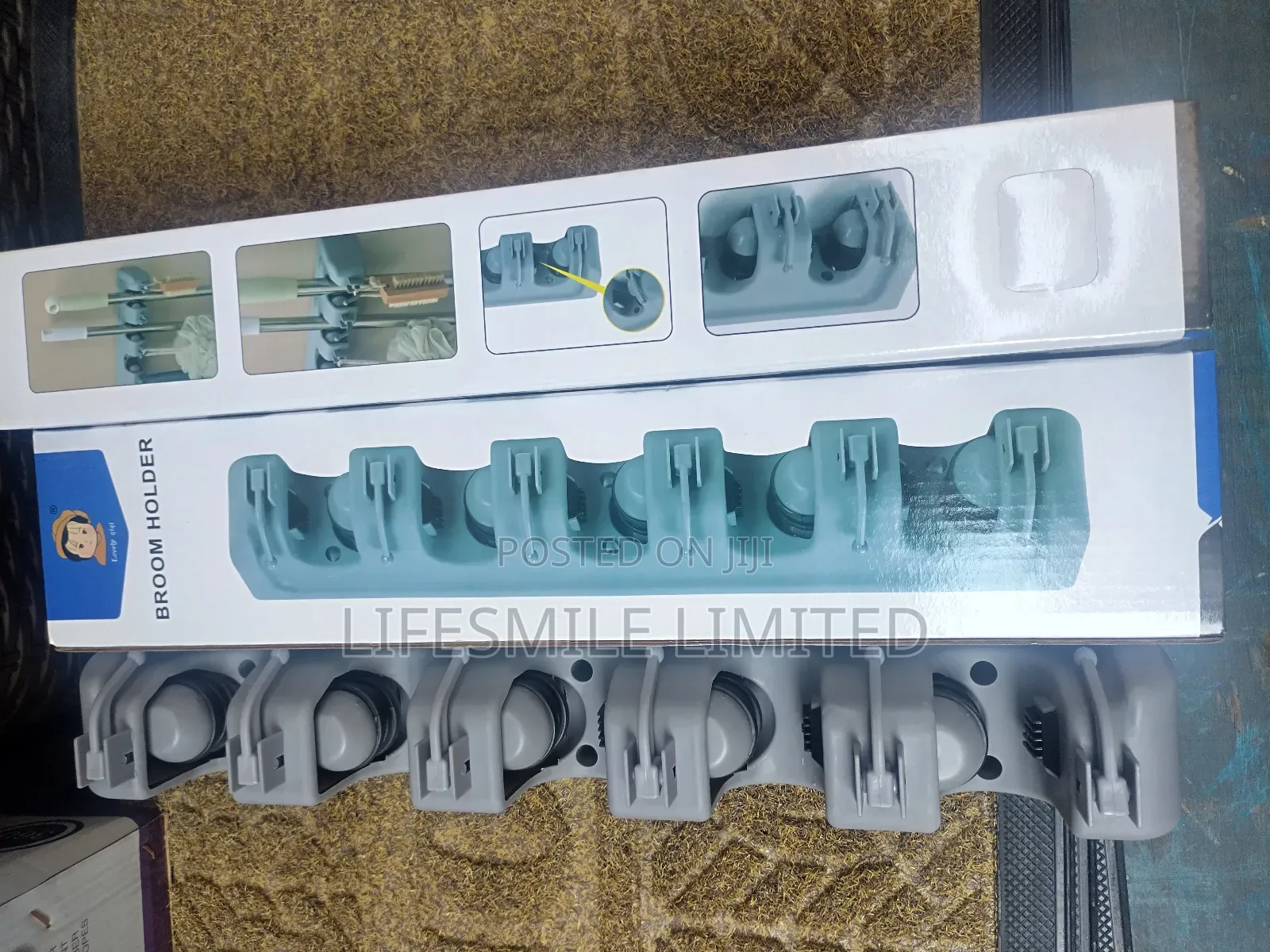 Mopping Stick and Sweeper Holder