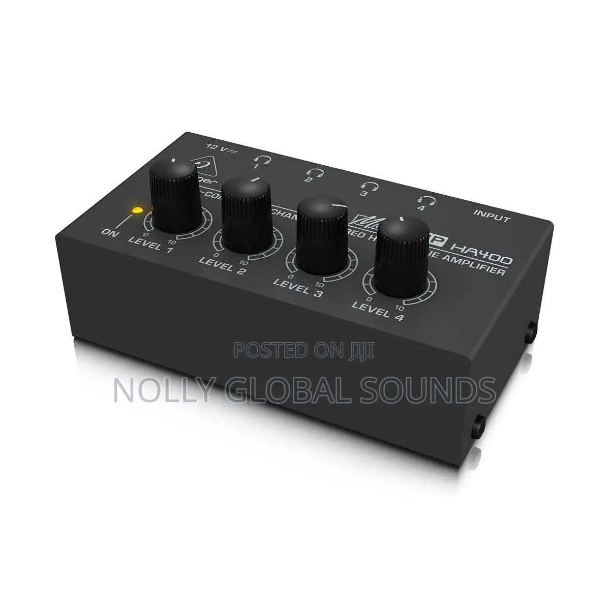 Behringer Microamp HA400 4-Channel Headphone Amplifier.