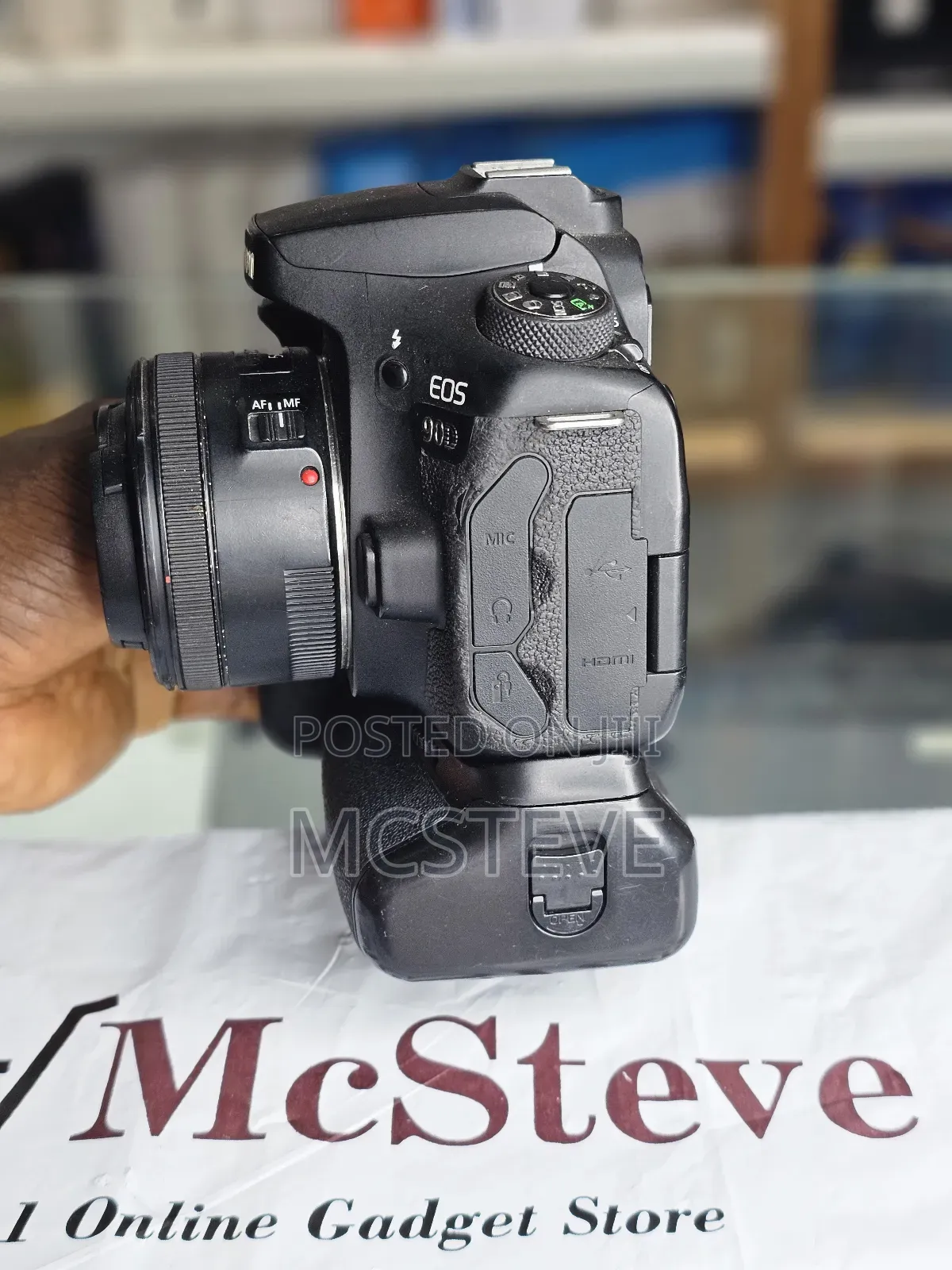 Canon EOS 90D Camera With 50MM Lens and Battery Grip