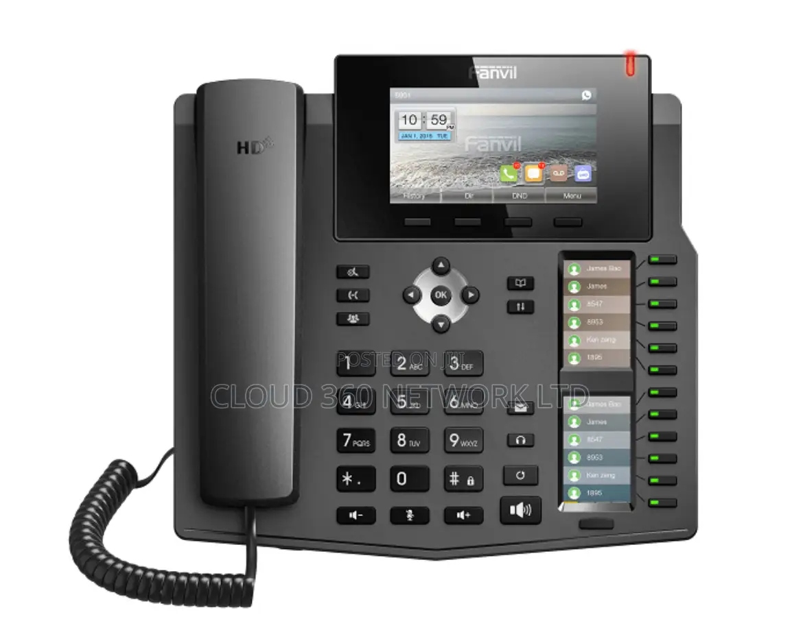 Fanvil X6 Executive IP Phone With Color Screen & 60 DSS Keys