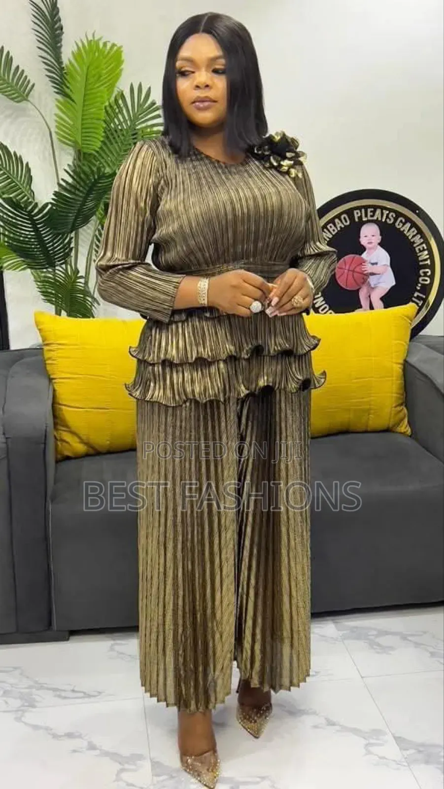 Miyaki 2 Piece Palazzo Trousers and Top