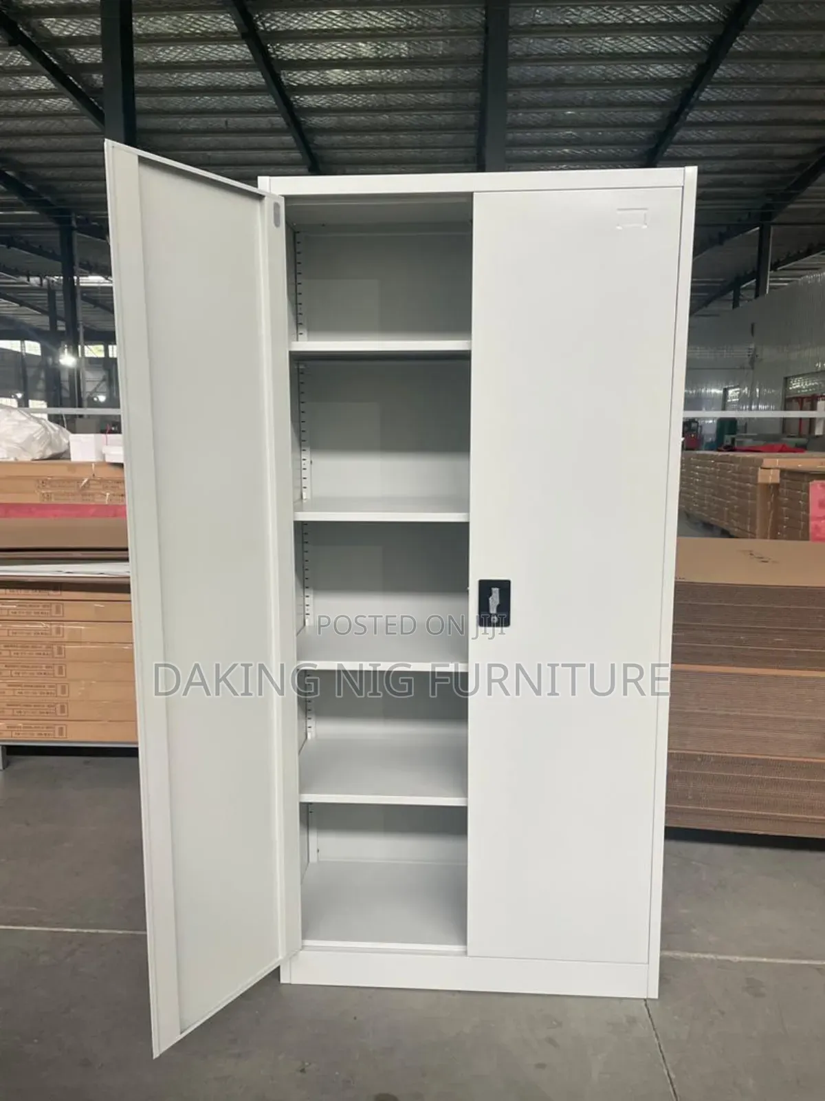 Metal Bookshelf Cabinet