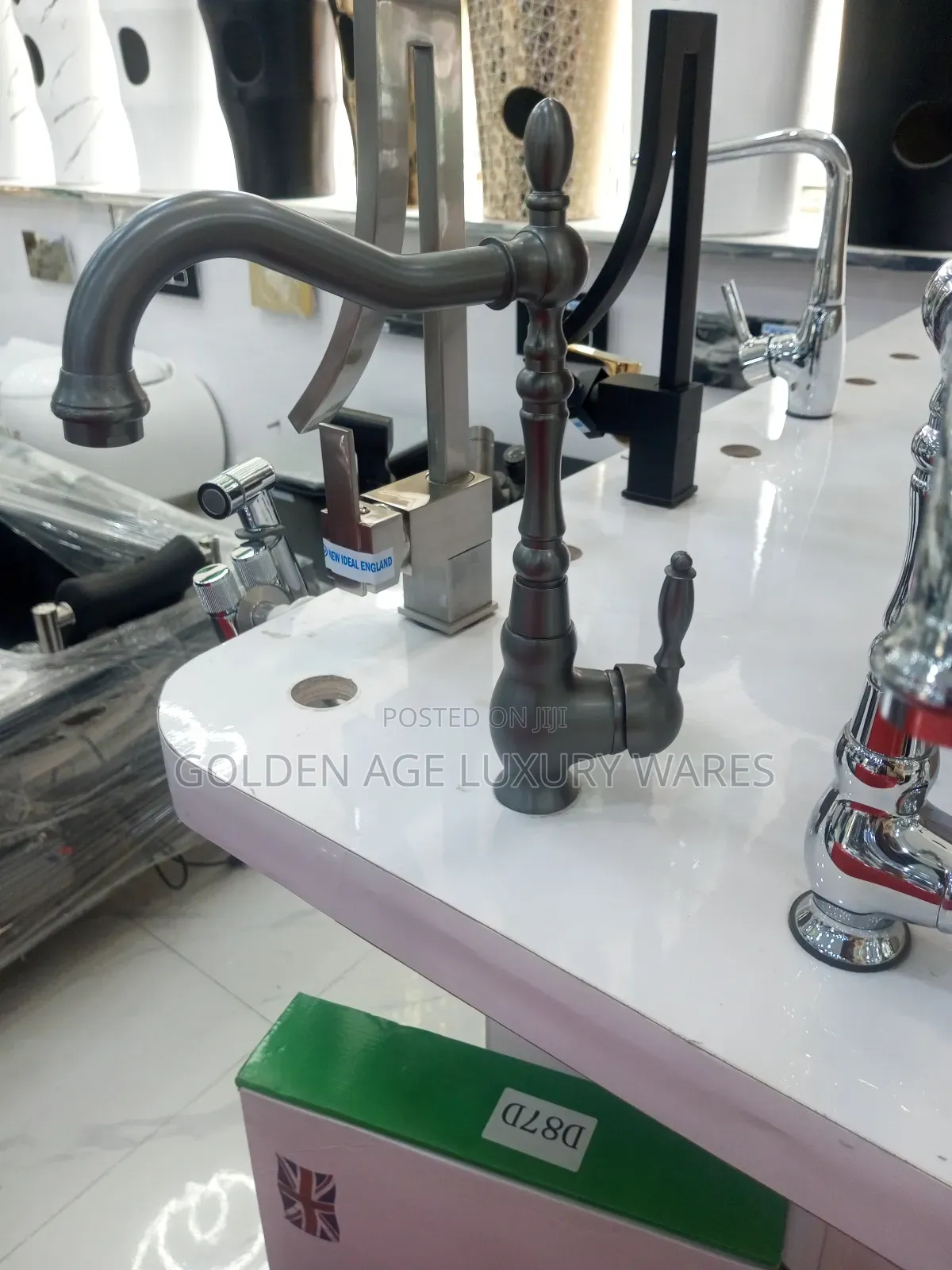 Grey Antique Design Faucet