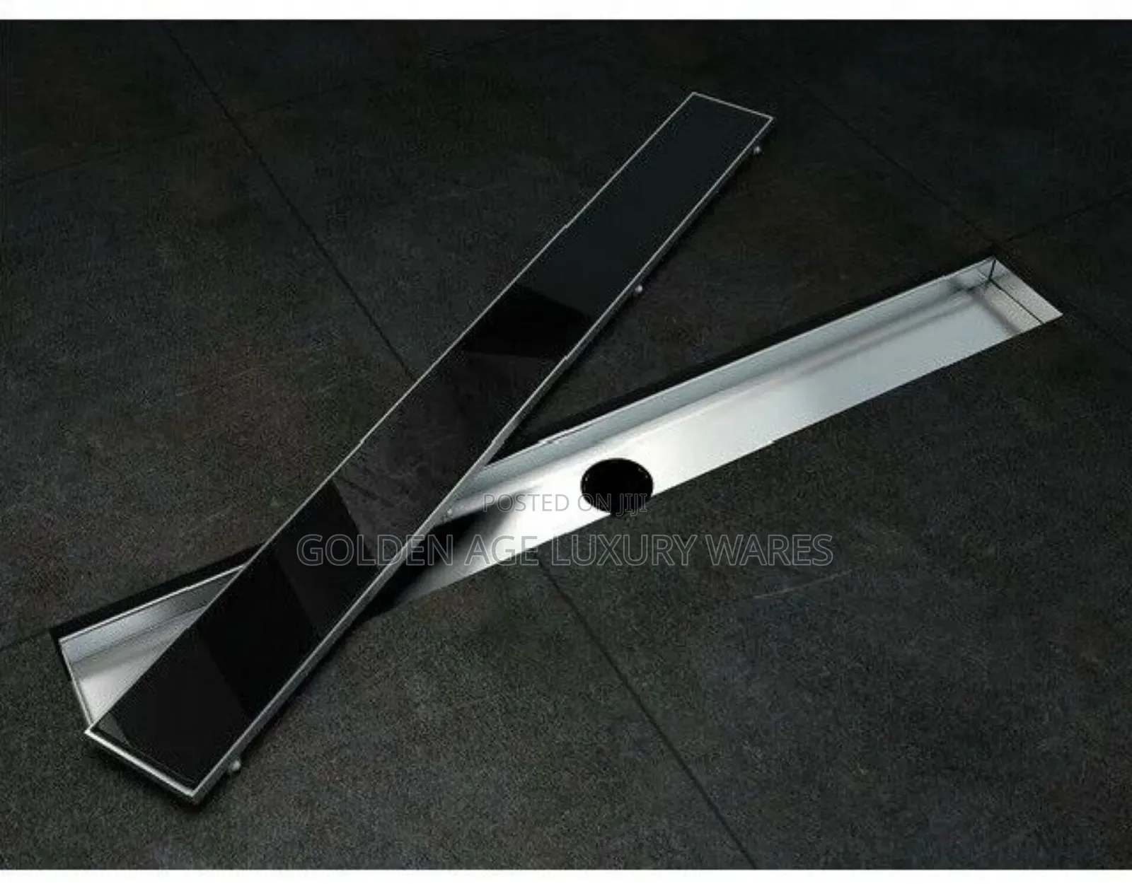 Glass 600mm Floor Drain