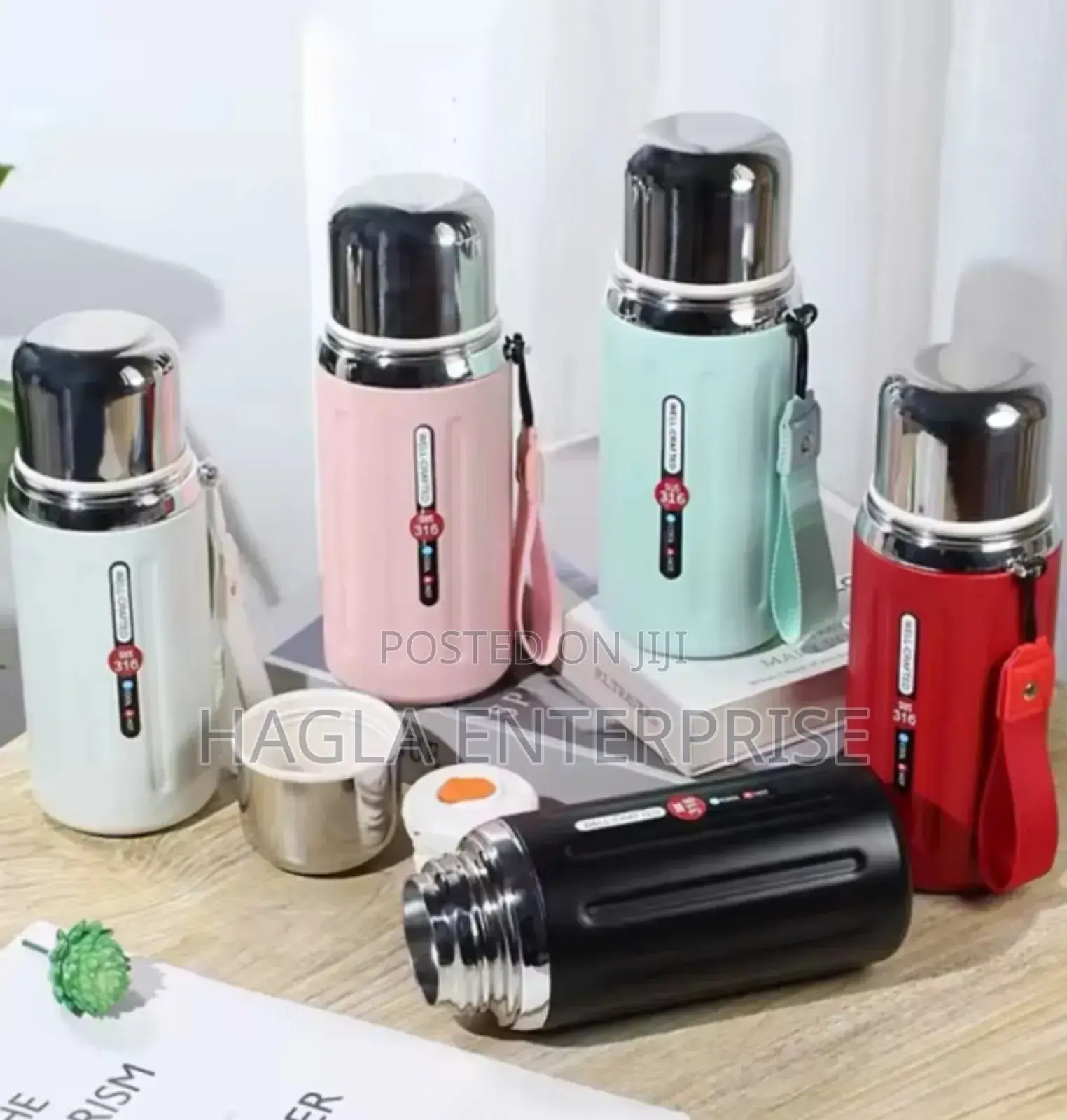 Portable Stainless Steel 316 Thermal Water Bottle Tumbler
